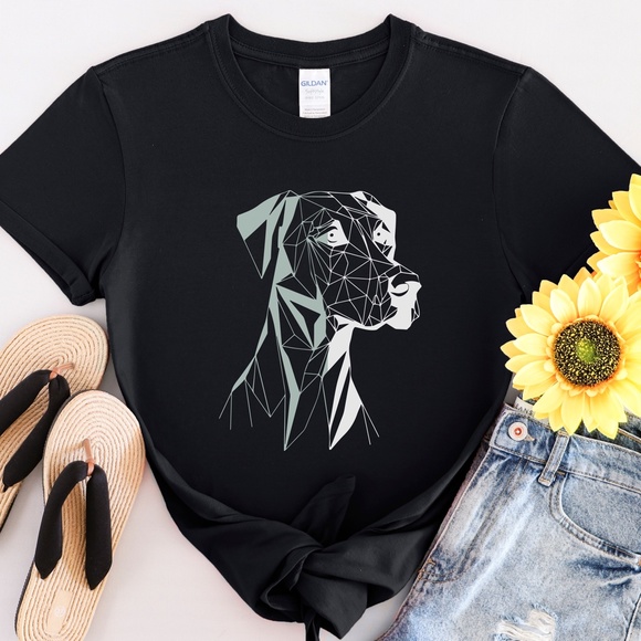 Geometric Dog T Shirt - Picture 7 of 12